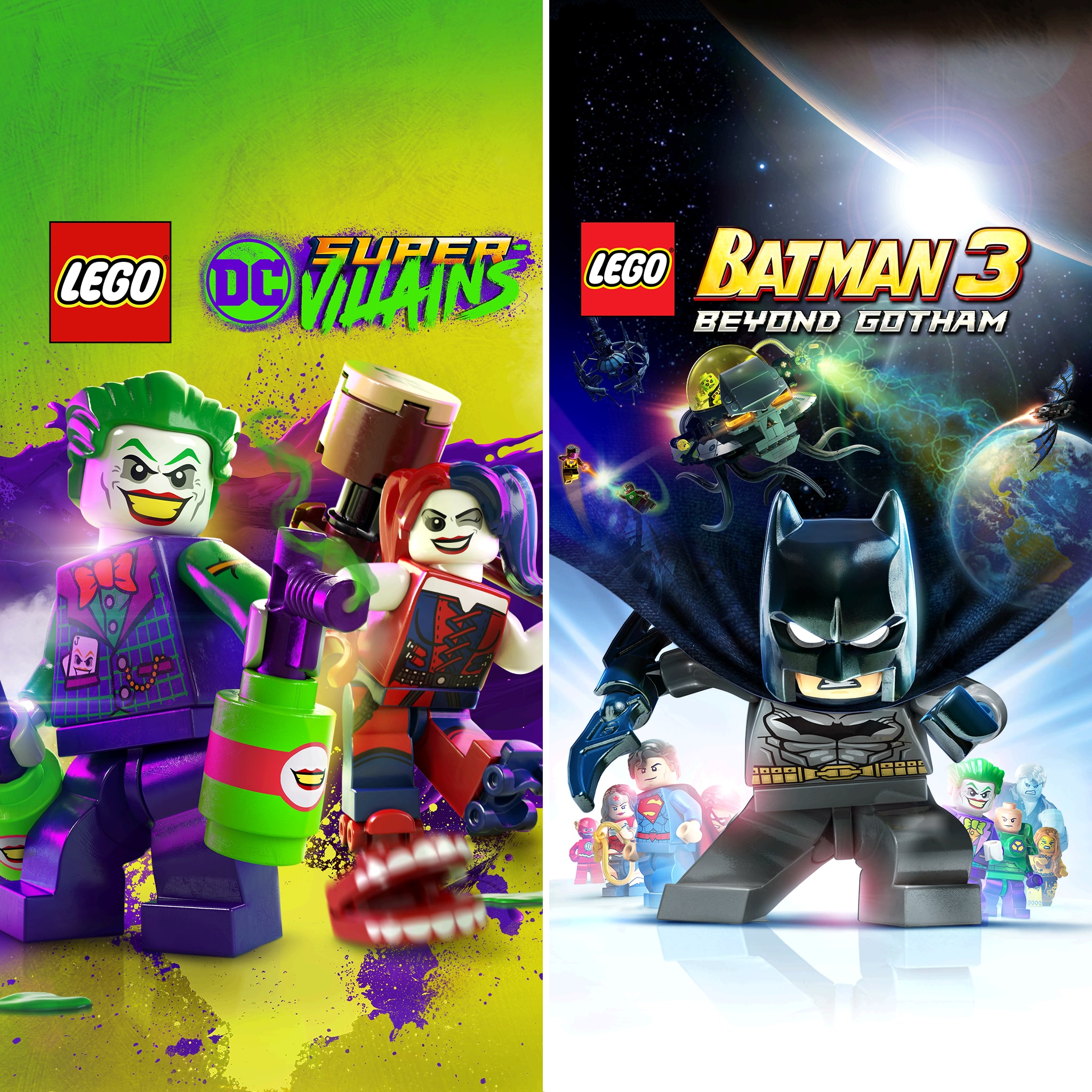 Купить Lego DC Super Villains + Batman 3 для PS4/PS5 П2 П3 дёшево