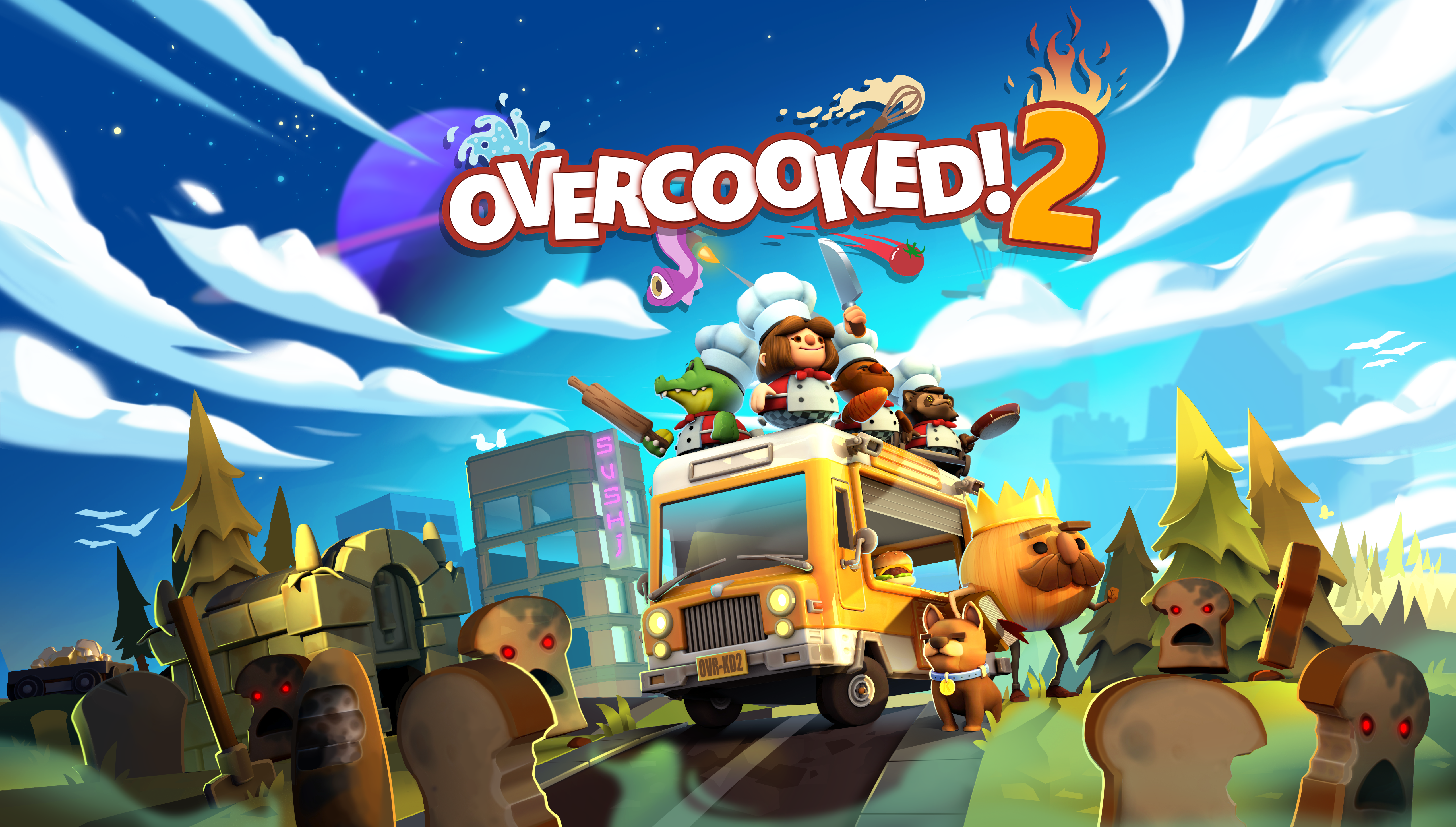Купить Overcooked 2 для PS4/PS5 П2 П3 дёшево