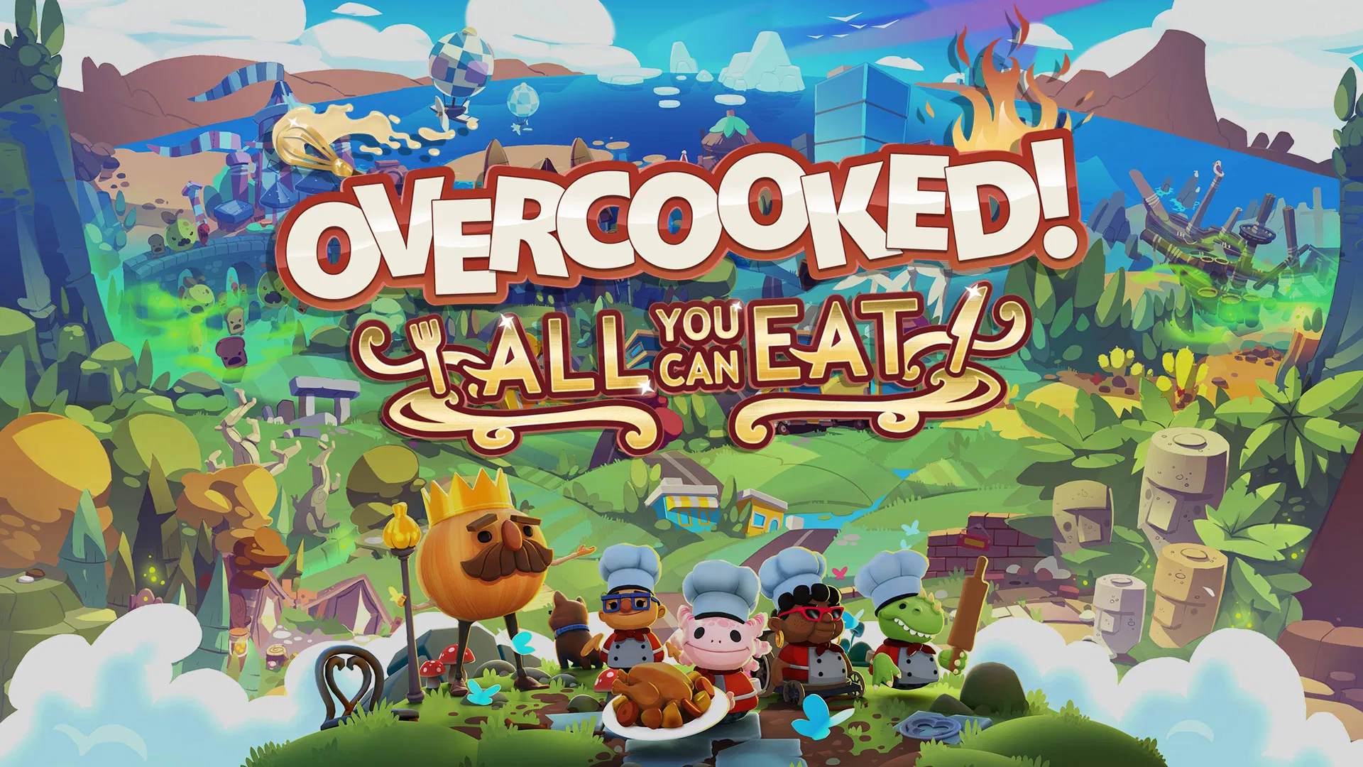 Купить Overcooked All You Can Eat для PS4/PS5 П2 П3 дёшево