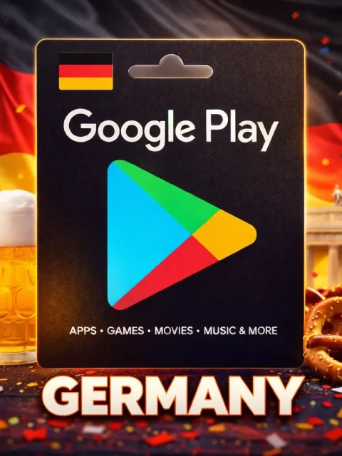 Google Play карта Германия (EUR) - 1 EUR