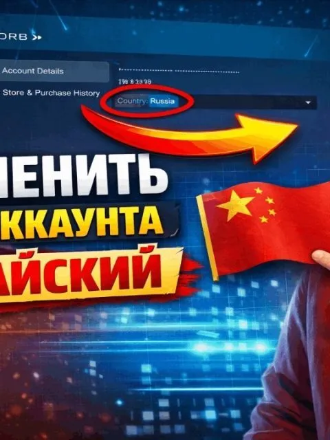 Смена региона Steam Китай