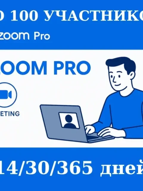 Zoom Workplace 100 участников 7-365 дней - 7 дней