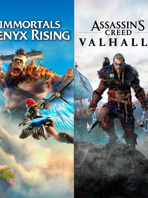 Assassin’s Creed Вальгалла + Immortals Fenyx Rising Bundle — Standard Edition — PlayStation 5, с активацией (П3)