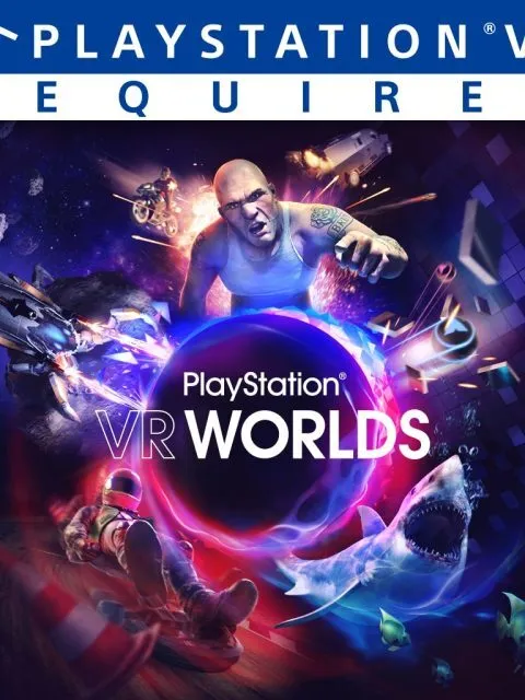 PlayStation VR1 Worlds — Standard Edition — PlayStation 4, с активацией (П3)