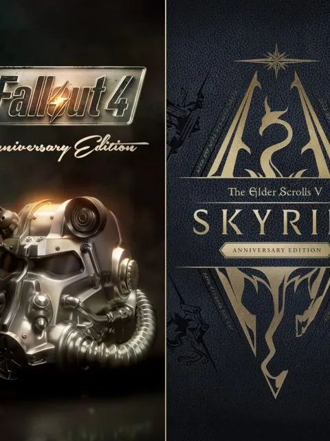 Skyrim Anniversary Edition + Fallout 4 G.O.T.Y Bundle — PlayStation 4, без активации (П2)