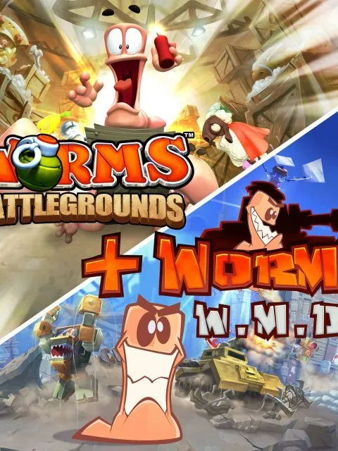 Worms Battlegrounds + Worms W.M.D — Standard Edition — PlayStation 5, с активацией (П3)