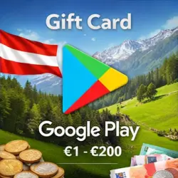 1-200€ Google Play Market Store Austria Австрия МОМЕНТАЛЬНО