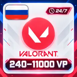 24/7 | 240-11000 VP | Valorant РОССИЯ - ПОДАРОЧНЫЙ КОД (RU ) КЛЮЧ АВТО