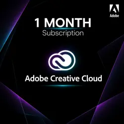 Adobe Creative Cloud ключ активации на 1 месяц