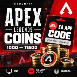 APEX LEGENDS COINS 1000–2150-4350-6700-11500 EA APP КОД | PC