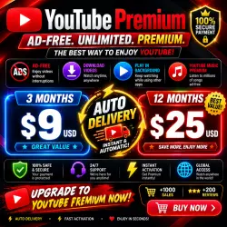 [AUTO 24/7] YouTube Premium 3 М | Индивидуальный | Без входа