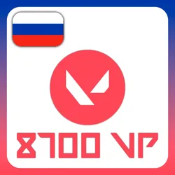 АВТО КЛЮЧ 8700 VP Valorant РОССИЯ — ПОДАРОЧНЫЙ КОД (RU )
