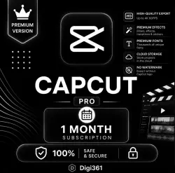 CapCut Pro | 1 месяц Подписка на ваш аккаунт