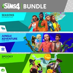 DLC The Sims 4 Bundle Seasons Jungle Adventure Spooky Stuff PSN PS4