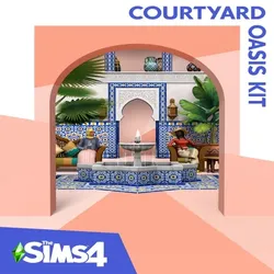 DLC The Sims 4 Courtyard Oasis Kit PSN PS4 PLAYSTATION