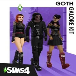 DLC The Sims 4 Goth Galore Kit PSN PS4 PLAYSTATION