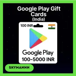 Google Play Gift Card 10-3000 INR ИНДИЯ АВТО ВЫДАЧА 24/7