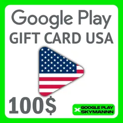 Google Play Gift Card 100$ USD USA АВТО ВЫДАЧА 24/7