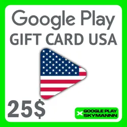 Google Play Gift Card 25$ USD USA АВТО ВЫДАЧА 24/7