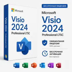 Microsoft Visio 2024 Professional LTSC электронный ключ активации