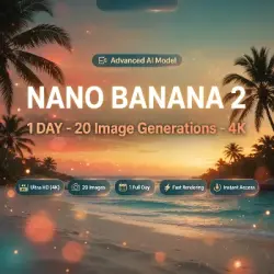 NANO 2 — 1 ДЕНЬ — 20 ГЕНЕРАЦИЙ ИЗОБРАЖЕНИЙ — 4K