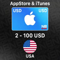 Подарочная карта Apple iTunes 4 - 100$ USD (USA) США