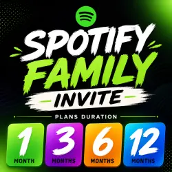 Приглашение в Spotify Premium Family — 1/3/6/12 месяцев | активация