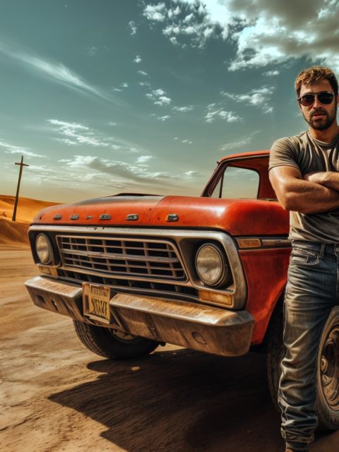 The Long Desert Drive — Standard Edition — PlayStation 4, без активации (П2)