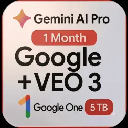 [24/7 AUTO] Google AI Pro 5 ТБ на 1 месяца | Antigravity | Gemini 3.5 + Veo + 5 ТБ