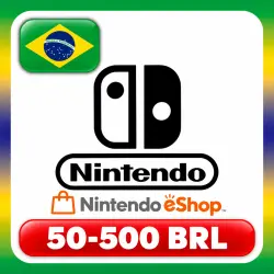24/7 Nintendo ESHOP КАРТА 50-500 BRL Бразилия АВТО